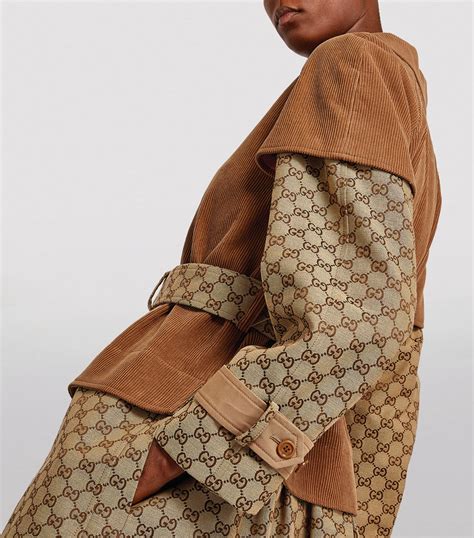 womens gucci trench coat|Gucci jackets women.